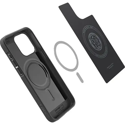 Оригинальный противоударный чехол Spigen Core Armor MagSafe (MagFit) для Iphone 15 Pro Max (6.7") Black ACS06442 - фото 6