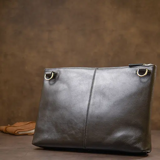 Чоловіча шкіряна сумка для ноутбука GRANDE PELLE 36х25х1,5 см sum0015577 - фото 9