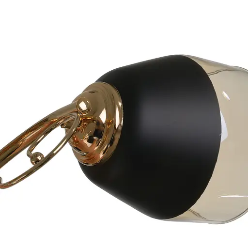 Люстра стельова Brille E27 60W G (LK-689C/3) - фото 4