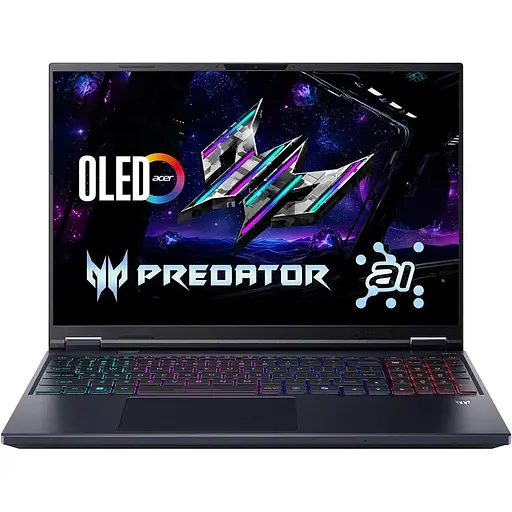 Ноутбук Acer 16 Predator Helios Neo PHN16S-71 OLED/U7-255HX/32GB/1TB/RTX 5060 8GB/Linux/Black (NH.QZEEU.006) - фото 1