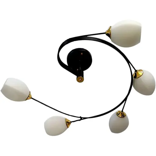 Люстра Brille LK-725S/5 E27 WH/BK - фото 4