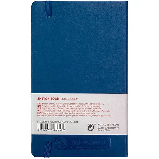 Блокнот для графіки Royal Talens Art Creation А5 (13х21см) 140г/м2 80л Navy Blue - фото 2
