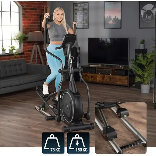 Орбитрек Hop-Sport HS-160CF Stage электромагнитный серый - фото 10