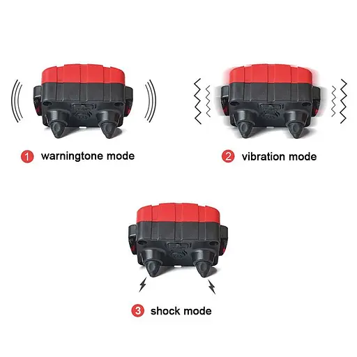 Електронашийник для собак дресирувальний Pet DTC-500 водонепроникний, дальність до 500 метрів, червоний (100613) - фото 4