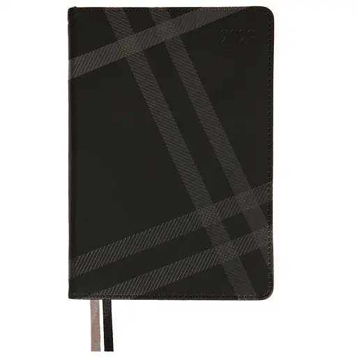 Щоденник-діловий записник А5 Leo Planner Nero 2026 твердий чорний 368 сторінок (252687)
