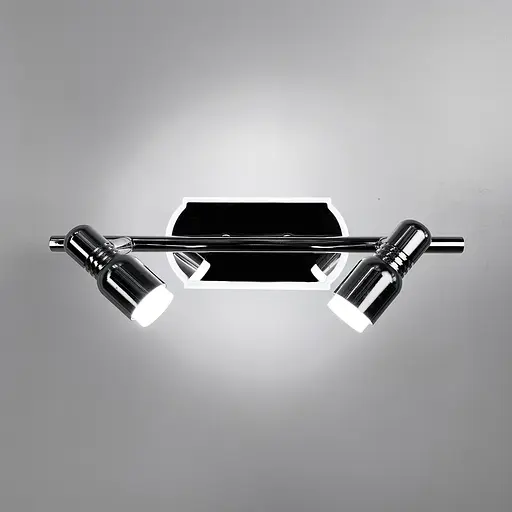 Бра Line F для інтер'єрного підсвічування на 2 плафони у хромовому корпусі Арт. 8424/2 CH - фото 5