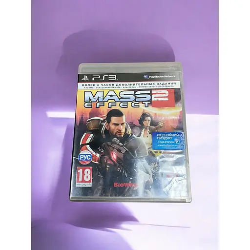 Локализованный диск на PlayStation 3 лицензия Mass Effect 2