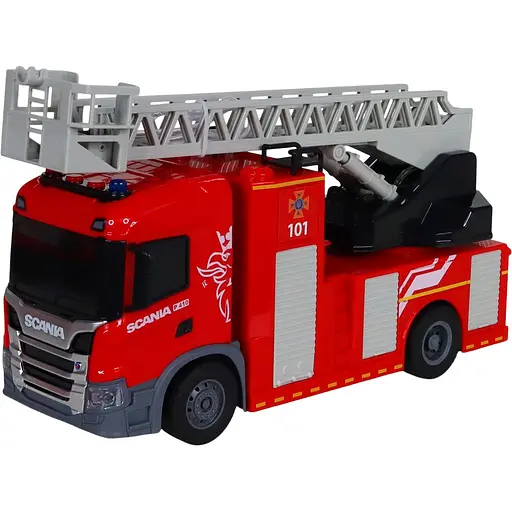 Автомодель TechnoDrive Big Truck Пожарная машина Scania (6407KS)