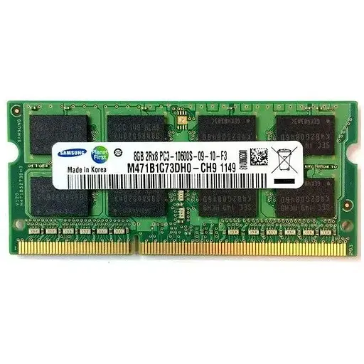 Оперативна пам'ять для ноутбука Samsung SO-DIMM DDR3 8GB 1333MHz PC3-10600 1.5v Б/В