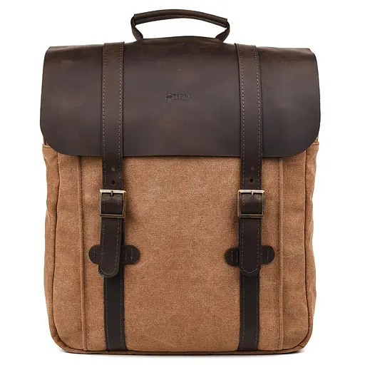 Кожаный женский рюкзак TARWA 32х40х11 см nsa0001410 - фото 1