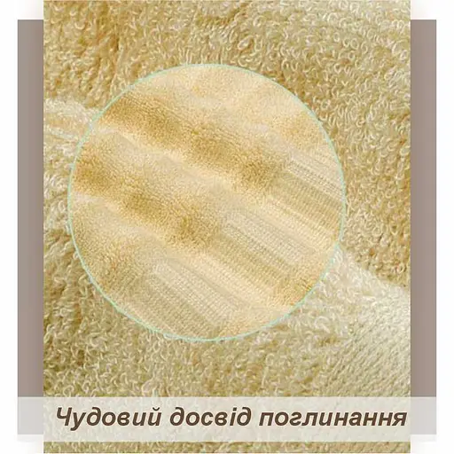 Набор полотенец Lovely Svi 3 шт.:70 x 140 см, 50 x 90 см, 33 x 33 см Свет Коричневый (701403) - фото 5