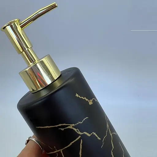 Дозатор для рідкого мила Black Marble R89573, 350 мл - фото 3