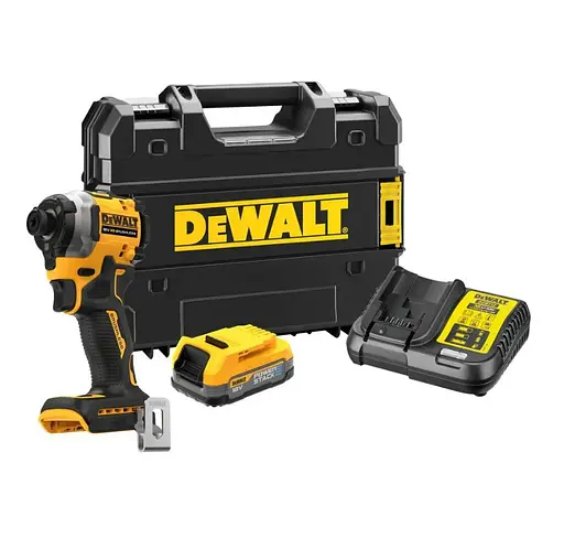 Шуруповерт аккумуляторный ударный DeWalt с АКБ и ЗУ DCF850E1T - фото 2