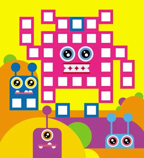 Мозаїка з наліпок. Квадратики. Для дітей від 4 років - фото 3