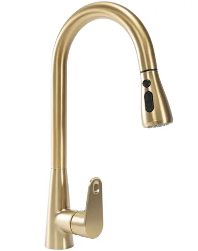 Змішувач для кухні Rea Mild brushed gold REA-B4803 Золотий - фото 7