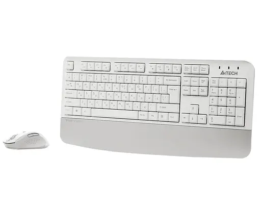 Комплект (Клавіатура та Миша) A4Tech Fstyler FG2500S Plus White - фото 2