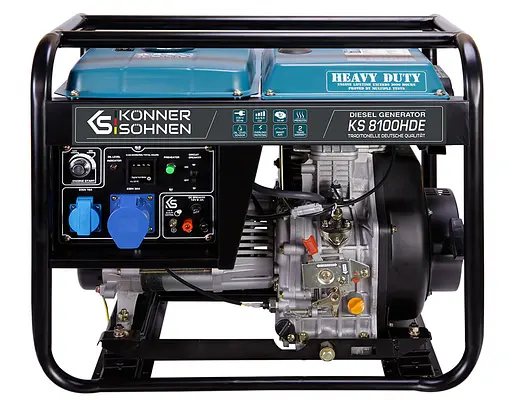 Генератор дизельний Konner&Sohnen 6/6.5 кВт KS 8100HDE - фото 1