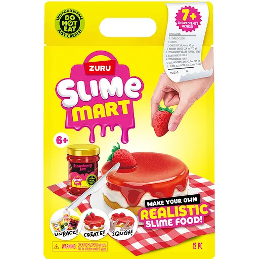 Игровой набор со слаймами Slime Mart Shopping Bag – Клубничный чизкейк (15901A) - фото 1