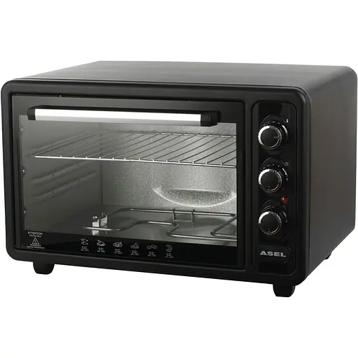 Электрическая духовка Asel настольная AF 40-23 Black (132468) - фото 2