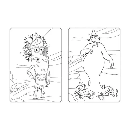 Раскраска Магия цвета. Магический Лес Ранок 1807003 с наклейками - фото 3