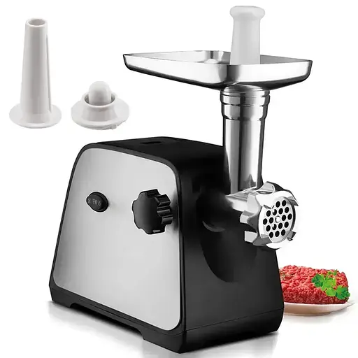 Мясорубка Domotec MS-2026 3 в 1 с функцией реверса и соковыжималкой Зеленая 4500 Вт - фото 4