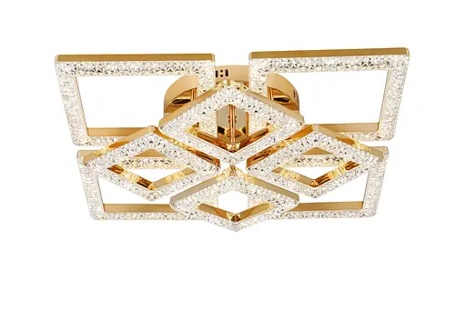 Люстра светодиодная акриловая Sirius 2726/4+4 GD 100W*2