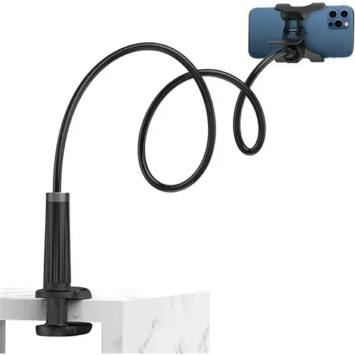 Підставка-тримач для телефону Ugreen LP113 Multifunction Phone Clip Stand з кріпленням чорний (80906) - фото 1