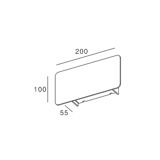 Настінний світильник Skarlat RWLB112 6W WH 4000K - фото 2