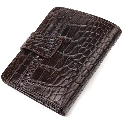 Мужской кожаный кошелек Canpellini 10.6х9х1 см acs0025044 - фото 2