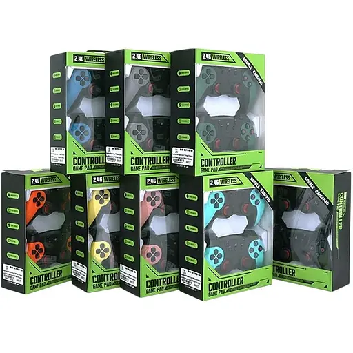 Геймпад Brazzers BR-029 беспроводной для PC X360/P3/Android/TVBOX MixColor Box 2 шт