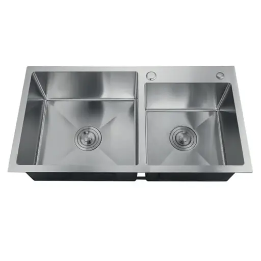 Кухонная мойка Zerix ZH7843D-215.SUS304 MX1593, Нержавеющая сталь - фото 1