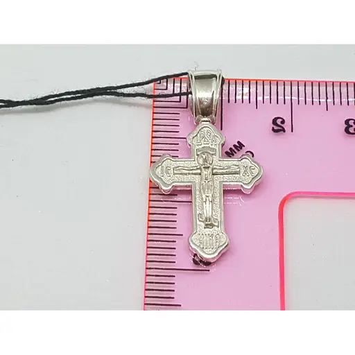 Серебряный крест Харьковская ювелирная фабрика Распятие Христа. 3466-Р - фото 3