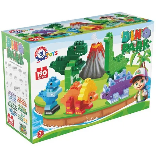 Детский конструктор Dino park ТехноК 2222TXK 190 деталей - фото 1