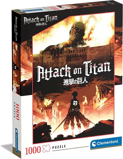 Пазл Anime Attack On Titans (Аніме Атака Титанів) - 1000 шт. Clementoni 39728