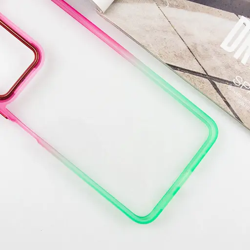 Чохол Epik TPU+PC Fresh sip series для Xiaomi Redmi Note 13 Pro 4G/Poco M6 Pro 4G/Note 14S Салатовий/Рожевий - фото 2