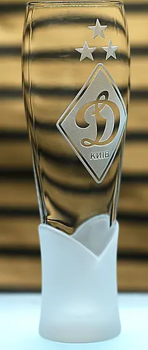 Пивний келих крафтовий 440мл ФК Динамо Київ з гравіюванням подарунок для фаната футбольна кружка глянець - фото 2