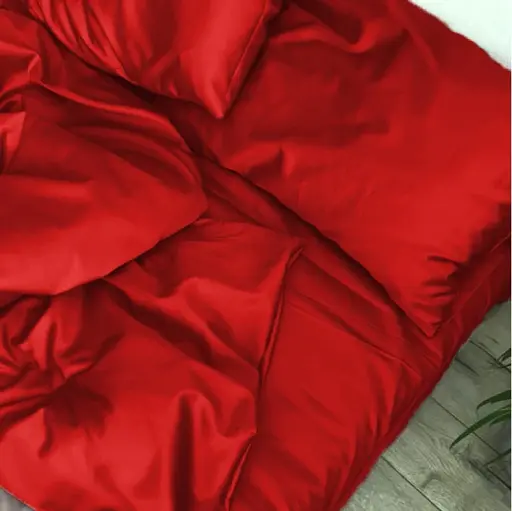Наволочка MirSon Satin Light Pro 10-007 Red 50х50 см (2200010172256) - фото 1