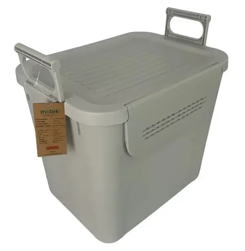 Органайзер-ящик Motek на 30 л сірий універсальний 29х41х34 см (MT-35) - фото 1