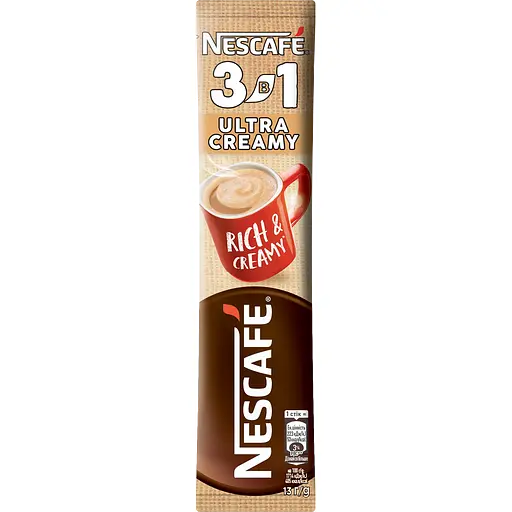 Напиток кофейный растворимый Nescafe 3 в 1 Ultra Creamy стик 13 г