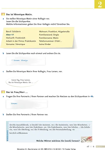 Menschen A1. Berufstrainer mit Audio-CD - фото 7