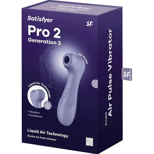 Вакуумний стимулятор Satisfyer Pro 2 Generation 3 with Liquid Air Lilac SO8403 (108497) - фото 8
