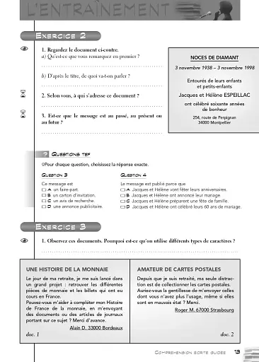 Test d'Evaluation de Francais - фото 13