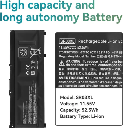 Акумулятор для ноутбука K KYUER SR03XL - фото 4