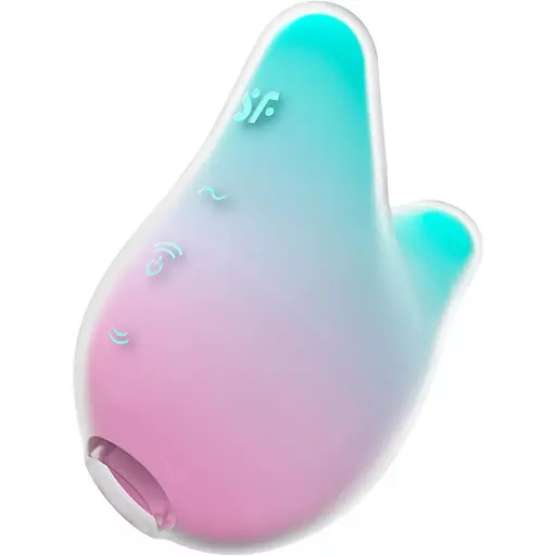 Вакуумний стимулятор клітора з вібрацією Satisfyer Mermaid Vibes м'ятний