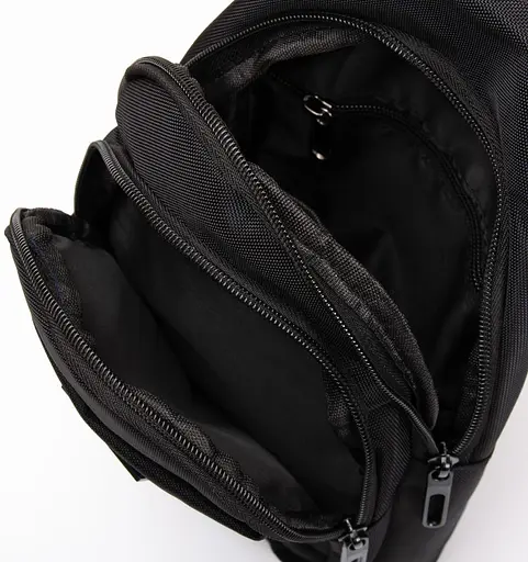 Сумка слинг Lanpad тканевая черный sum0028754 - фото 6