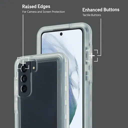 Противоударный чехол с клипсой Pelican Voyager Samsung Galaxy S21 FE 5G (6.4 ) Clear аналог OtterBox Defender - фото 10