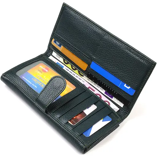 Жіночий шкіряний гаманець Canpellini 10х19х1.5 см acs0025568 - фото 4