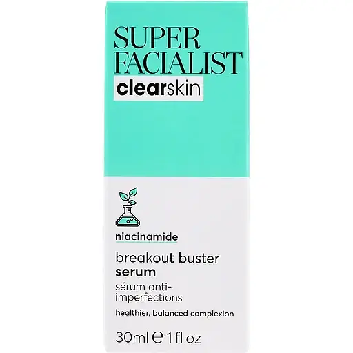 Сыворотка восстановительная для лица Super Facialist Clear Skin Breakout Buster Serum 30мл - фото 3