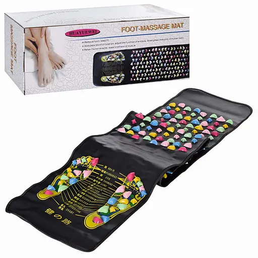 Ортопедичний масажний килимок-доріжка з камінням MS 2886 – Природний масаж стоп вдома - фото 3