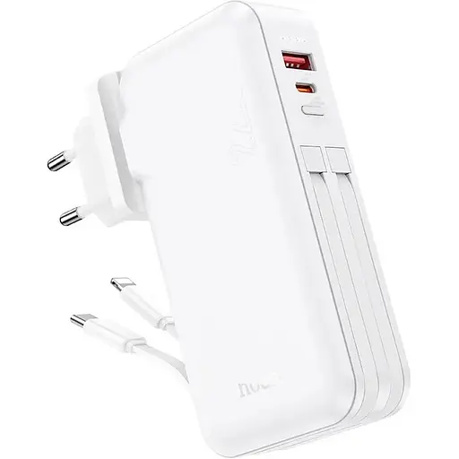 Зовнішній акумулятор Hoco J126 Travel 10000mAh 22.5W White (615730) [107511]